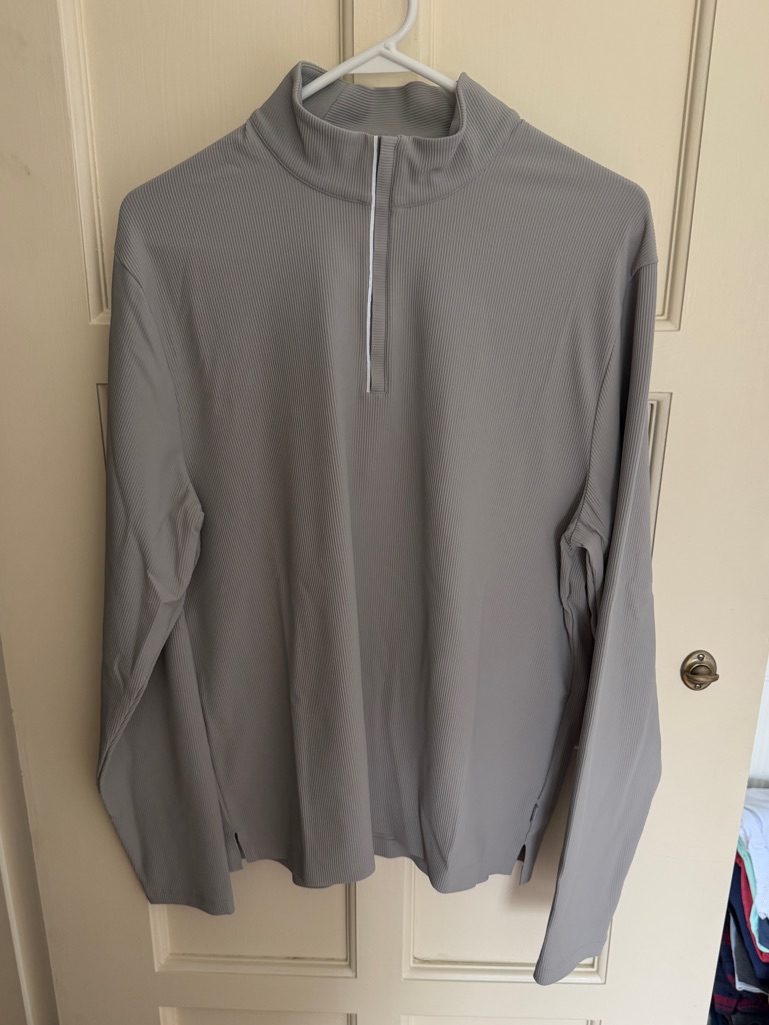 Johnnie-O Hoppin Qz Performance Quarter-Zip Pullover Seal Gray Medium